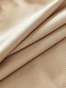 Manfinity VCAY 男士寬鬆短袖針織毛衣套裝，繡有英文字母圖案 - 彩色 - 查看 8