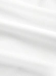SHEIN MOD Vestido de Malha Elástica com Gola Babada para Mulheres, Decoração de Gravata de Laço no Pescoço, Vermelho