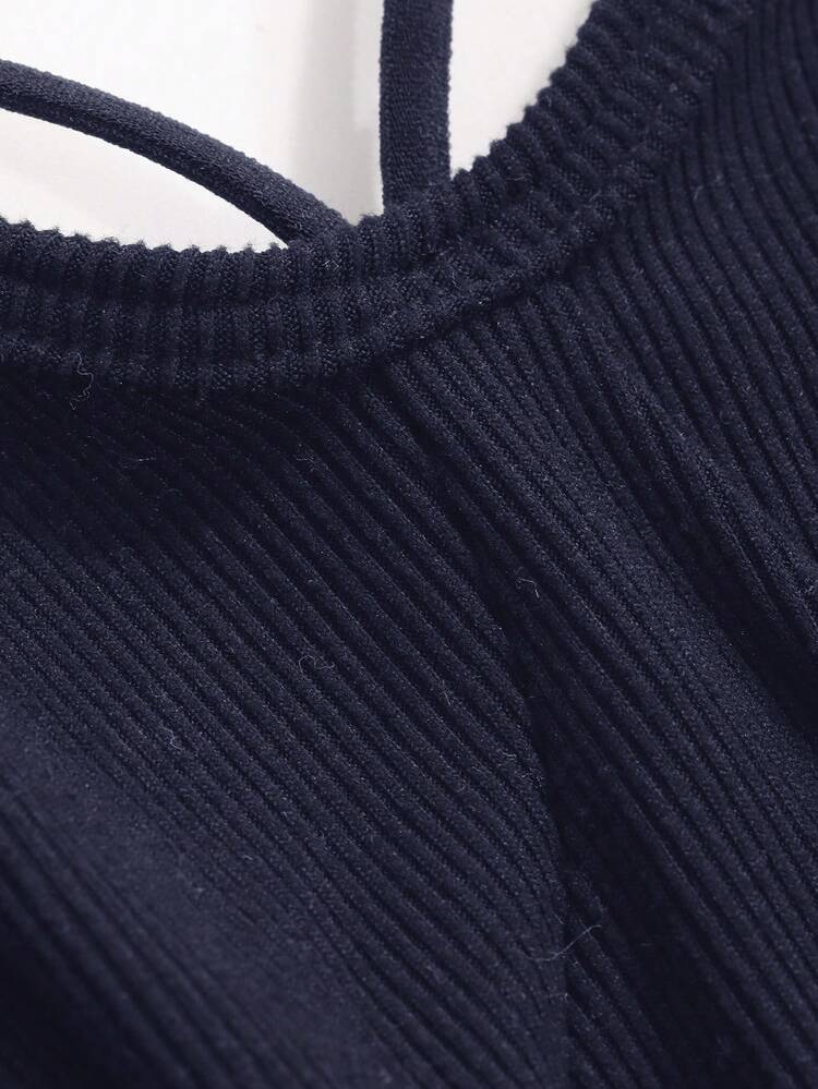 Women Simple Solid Color Casual Cami Top Tank Tops