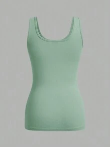 SHEIN Essnce 3pcs Women's Casual Solid Color Versatile Camisole, Suitable For Summer Back To School - Multicolor - View 8