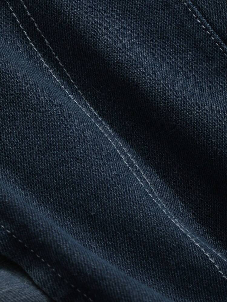 Women's Loose Fit Dropped Shoulder Long Sleeve Casual Denim Jacket, Spring Autumn Y2k,Back To School Clothes