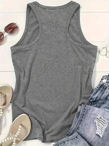 INAWLY Camiseta de verano informal con texto impreso "Sé amable, sé considerado, sé digno, sé tú mismo, sé valiente, sé audaz, sé brillante" - Blusas gráficas para mujeres - Gris Oscuro - Ver 2