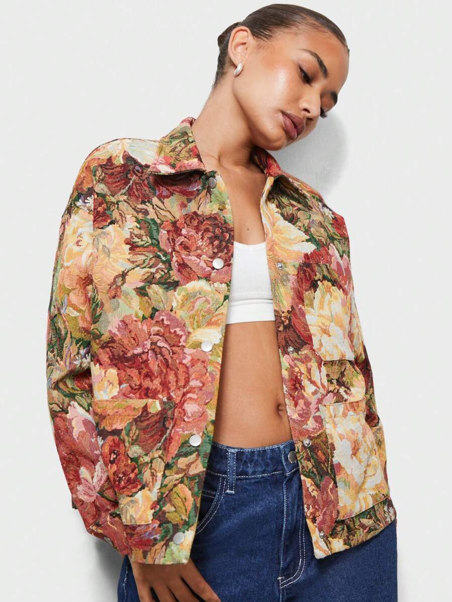 SUMWON WOMEN Tapestry Jacket - Multicolor - View 1