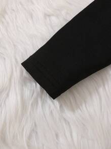 SHEIN 3 件装女宝宝蓬松加厚保暖背心，基本款休闲可爱服装 - 彩色 - 查看 6