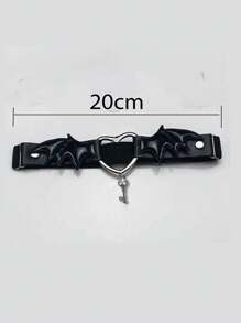 ROMWE Goth 1 件哥特亚文化颈链和大腿链，适合女性，万圣节 - 彩色 - 查看 3