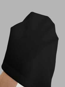 Slaydiva Simple Ribbed Stretchy Cami Tank Top For Women, Versatile Fitness Workout Crop Tops Plus Size - Black - View 3