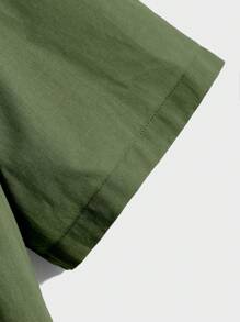 GENTILAND 男士春夏口袋休闲梭织短袖衬衫