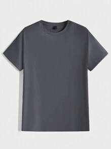 RueChic 100%Cotton Men Multi-Pack Slim Fit Round Neck Basic T-Shirts, Casual Top - Multicolor - View 4