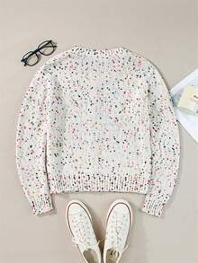 Astylish Women Colorful Long Sleeved Knit Drop Shoulder Cardigans Spring Fall Cardigan Sweaters