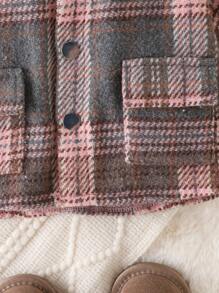 男婴休闲格子夹克，秋冬 - 彩色 - 查看 5