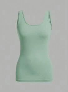 SHEIN Essnce 3pcs Women's Casual Solid Color Versatile Camisole, Suitable For Summer Back To School - Multicolor - View 10