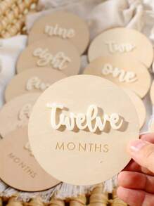 SHEIN Newborn Age Photography Props Set, Minimalist Round Design