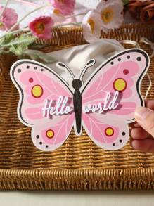Butterfly Design Newborn Baby Girls Milestone Photography Props - Multicolor - View 1