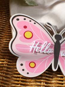 Butterfly Design Newborn Baby Girls Milestone Photography Props - Multicolor - View 6