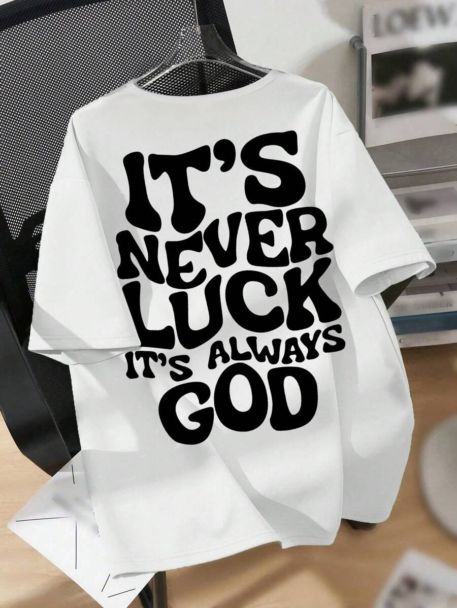 Camiseta de manga corta blanca con estampado de letras negras, nuevo estilo de verano para niño preadolescente - Blanco - Ver 1