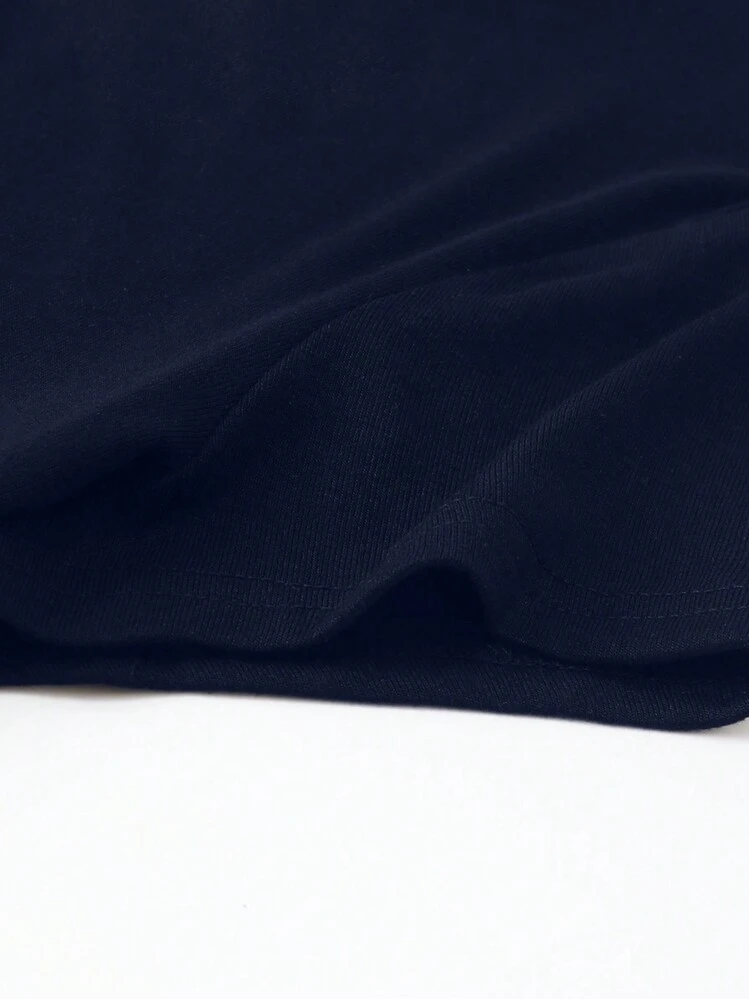 Yming Maglietta Tubino Donna Girocollo Manica Corta - Tinta Unita, Taglie Forti 2XS-5XL, Per Tutte Le Occasioni