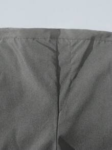 Teenage Boys' Cargo Pants With Multiple Pockets - Grey - View 5