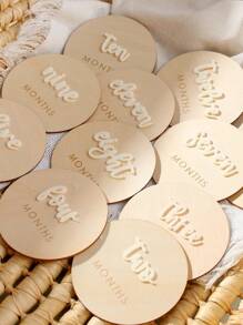 SHEIN Newborn Age Photography Props Set, Minimalist Round Design