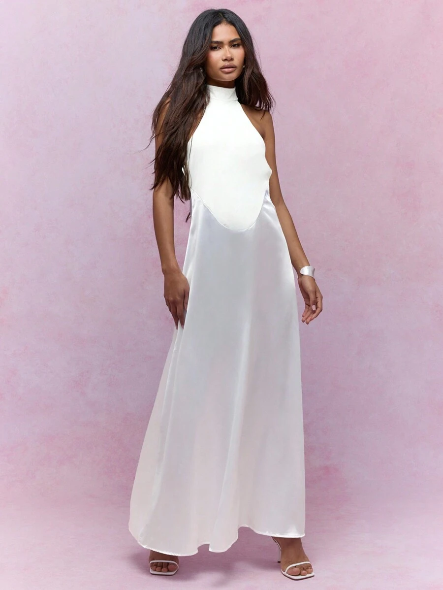 backless jersey maxi dress JERSEY BACKLESS MAXI DRESS IN BLACK | CULT MIA