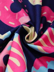 Tween Mädchen 2 Stücke Pyjama-Set, lässig, bunt, Donut-Druck, kurzärmelig, Strickjacke und Hose