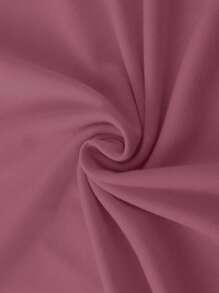 Manfinity Homme Men's Casual Slogan Print Round Neck Short Sleeve T-Shirt, Summer - Pink - View 5