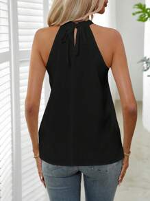 SHEIN Clasi 女士背心和吊带衫 - 黑色 - 查看 2