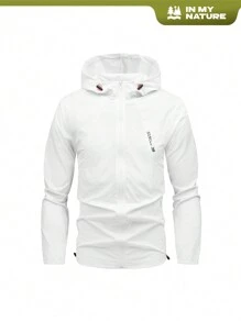 In My Nature Men's Plain And Simple Daily Hooded Long Sleeve Sun Protection Shirt