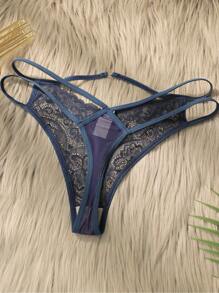 3packs Floral Lace Panty Sexy Lingerie - Multicolor - View 6