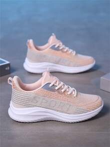 2024 Nuevos tenis de moda livianos y cómodos para niños y niñas adolescentes, zapatos casuales de campus con suela blanda y transpirable para volver a la escuela - Multicolor - Ver 2