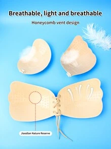 1pc Thick Invisible Bust Shaper Bra Lift Tape For Cleavage - Apricot - View 6