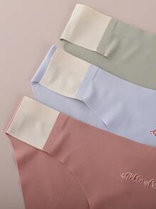 14pcs Seamless Triangle Panties For Women - Multicolor - View 6