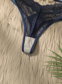 3packs Floral Lace Panty Sexy Lingerie - Multicolor - View 4