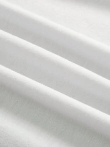 INAWLY Short Sleeve Letter Graphic Printed Casual T-Shirt Graphic Tees Women Tops - White - View 5