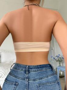 Elegant Front Buckle Strapless Bra With Padded Cups (2pcs Combo Set) - Multicolor - View 7