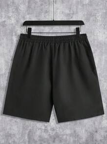 Manfinity Homme Men Bird Print Drawstring Waist Shorts