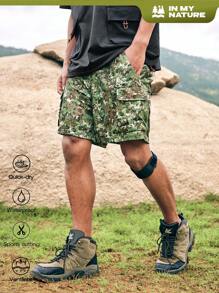 In My Nature Men's Camouflage Outdoor Cargo Shorts With Pockets