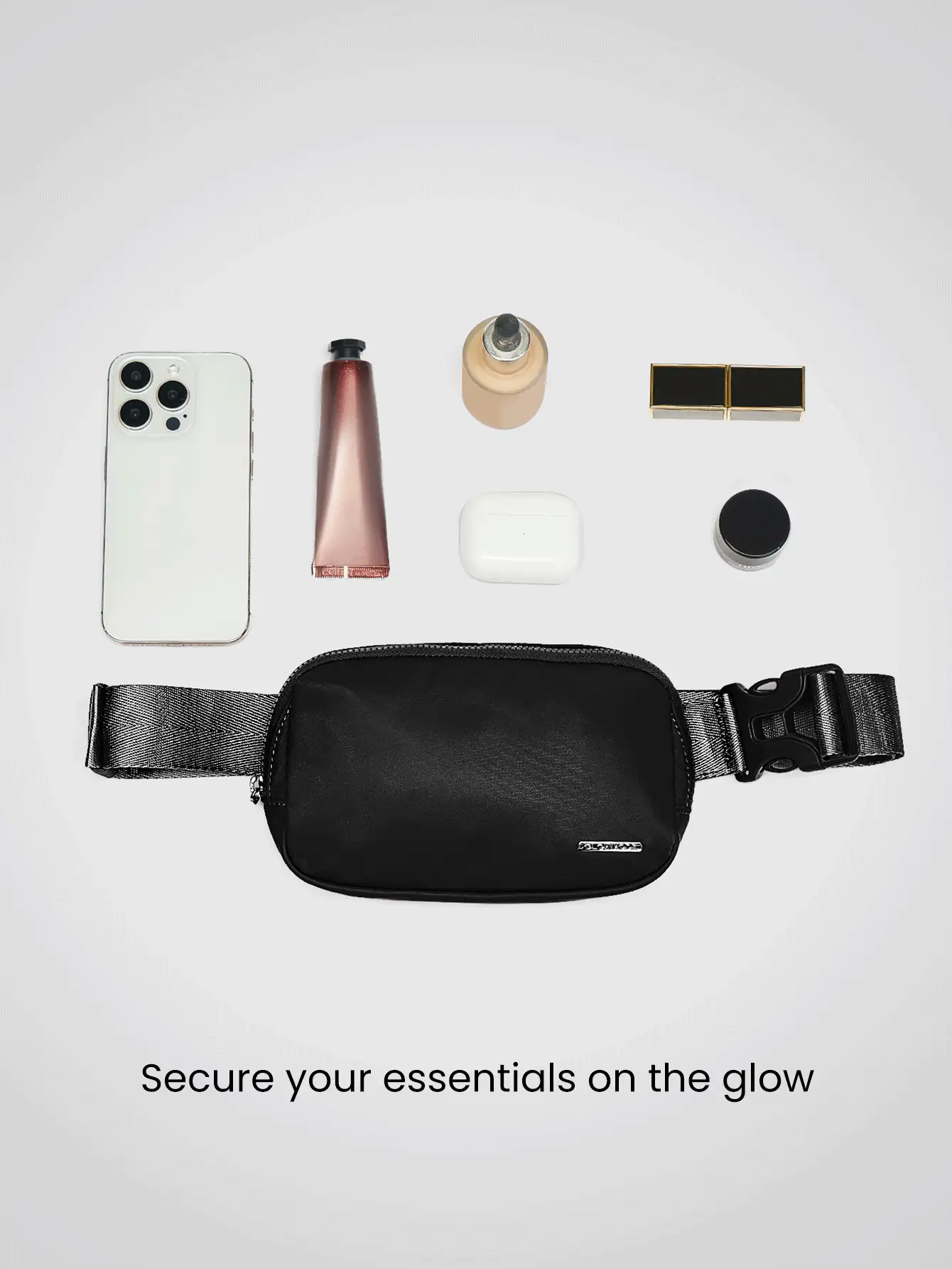 GLOWMODE Tiny Titan 防水大号腰包 日常休闲 - 黑色 - 查看 2