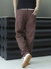 Manfinity Roghcode 男式休闲破洞锥形牛仔裤