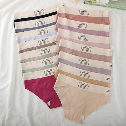 14 pezzi/Confezione Di Perizomi Seamless Semplici Da Donna