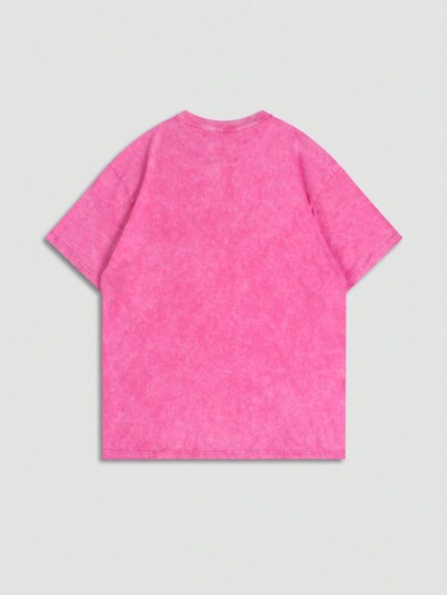 Street Life Camiseta de manga corta casual con motas de nieve para hombre, apta para primavera y verano