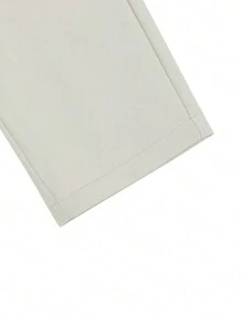 Manfinity Mode Men's Casual Solid Color Tapered Dress Pants - Grey - View 5