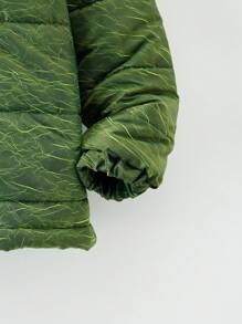 Thick Padded Coat For Tween Boys, Winter - Multicolor - View 4