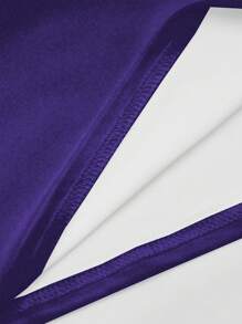 SHEIN LUNE Camiseta de talla grande con estampado de anclas y rayas, camiseta informal de cuello redondo de manga corta, ropa para mujer de talla grande - Multicolor - Ver 3