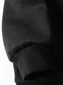 SHEIN Women's Casual Loose Round Neck Drop Shoulder Sweatshirt With Figure Print, Spring & Autumn,Long Sleeve Tops Graduation,Back To School Outfits,Graduation,Teacher Outfits For Women,Back To School Pullover Fall Outfit