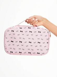 ROMWE Kawaii Túi đựng đồ trang điểm ly hợp hình trái tim hoạt hình dành cho nữ dung tích lớn [497276] - Nhiều màu - Xem 2