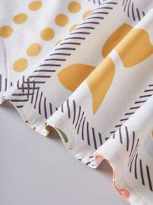 SHEIN LUNE Đầm maxi in họa tiết cổ điển dành cho nữ đi nghỉ - Nhiều màu - Xem 4