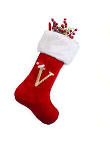 20 Inches Knit Monogram Stockings, Stockings Large Monogram Xmas English Letters Hanging Stockings Socks Double Sided Fireplace Hanging Stockings For Party Decoration New Year Party Gift Favors Supplies,Personalized Initial Stocking, Family Holiday Xmas Party Decor Birthday Home Decor Christmas Decorations Room Decor Christmas Winter Christmas Decorations Home Christmas Gifts Christmas Decor