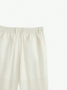 Manfinity VCAY Men's Woven Regular Fit Straight Leg Casual Pants, Suitable For Autumn