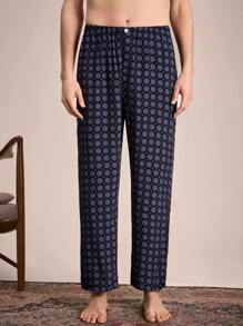 EverLounge Men's All Over Print Woven Lounge Pants - Multicolor - View 1