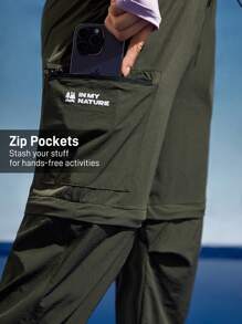 In My Nature Women's Outdoor Sports Urban Commuting Pants With Detachable Design, Large Pockets And Hiking Trousers